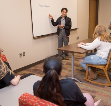 Photo of Students Participating in Honors Class